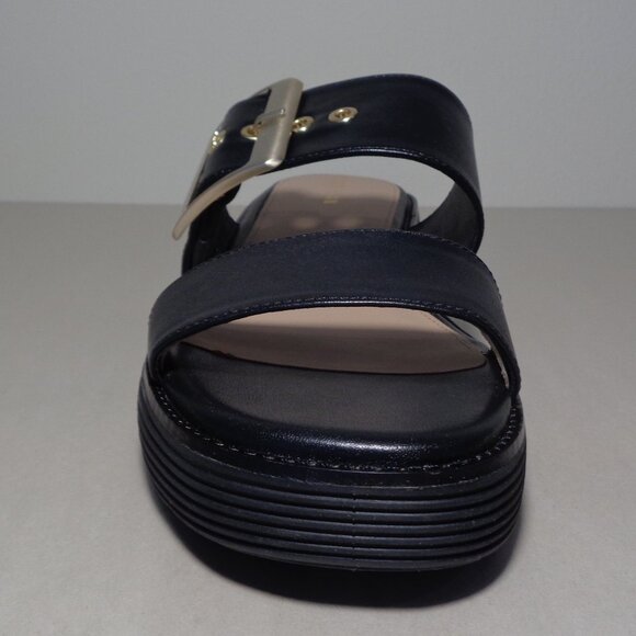 Cole Haan Size 8 M ORIGINALGRAND PLATFORM SLIDES Black Sandals New Women's Shoes - Picture 8 of 16